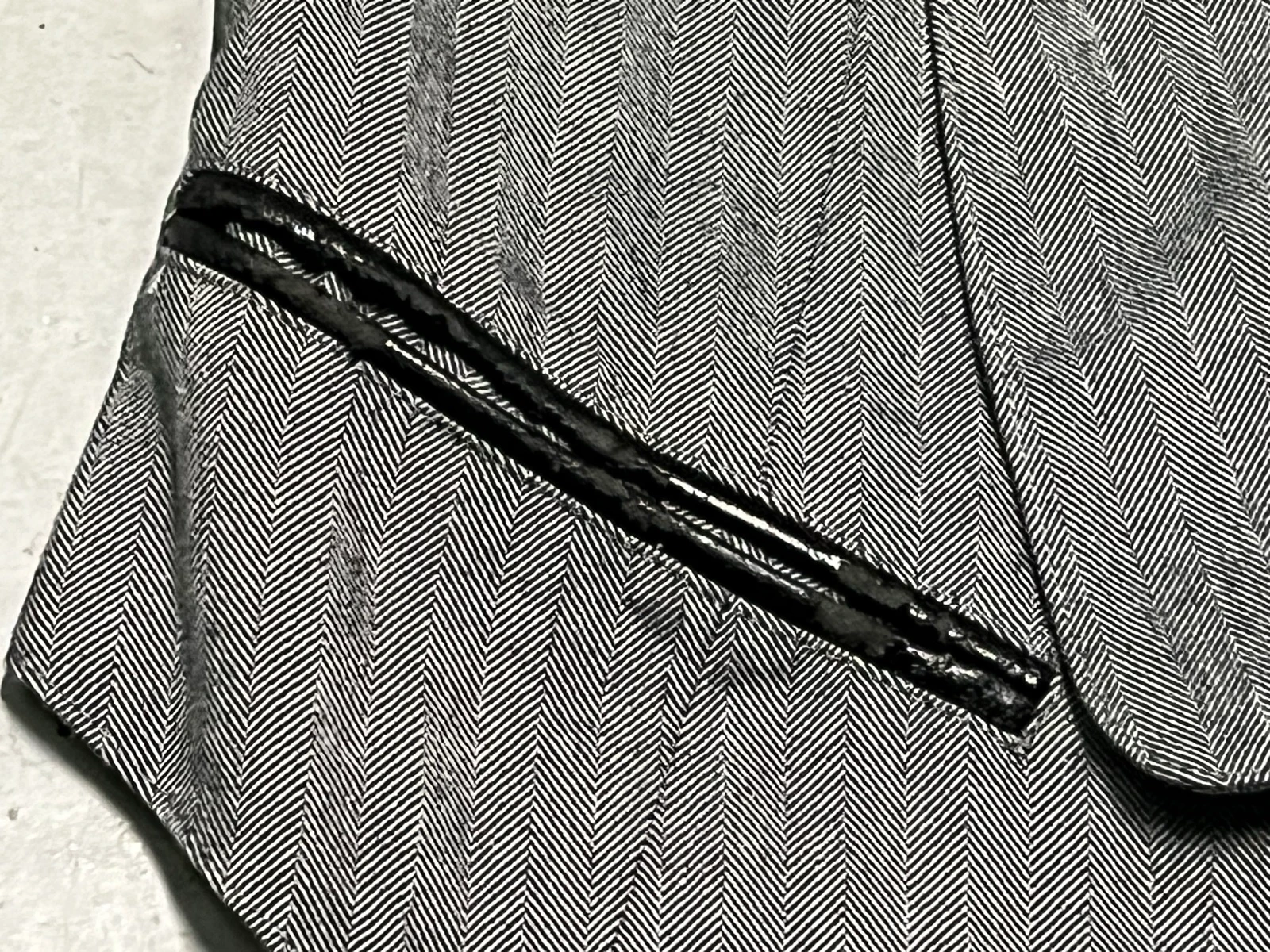 Gray Herringbone Vest – photo 4